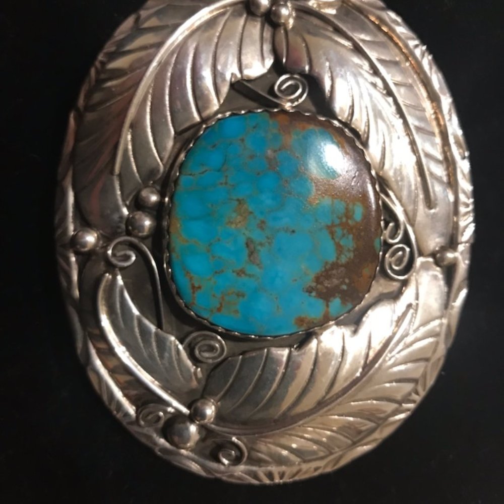 Navajo Herbert Tsosie hard to find handmade belt buckle